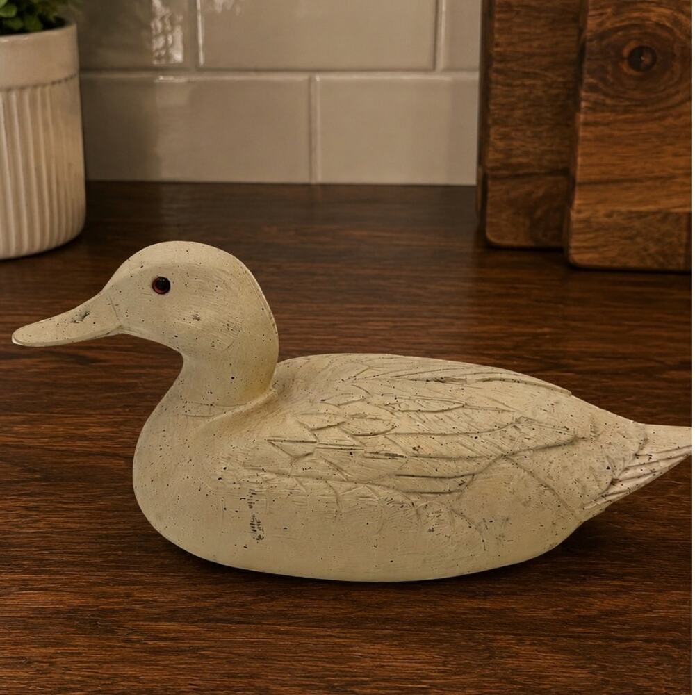 1980's Cold Pressed Pecan Duck
